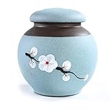 YMGSCC Mini Pet Ashes, Cremated, Adult, Tombs, Memorial Ceramics, Sturdy Ceramic Containers