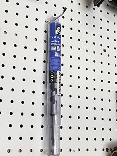 Somada 3/4-Inch X 12-Inch Auger Drill Bit For Wood, Hex Shank 3/8-Inch, Ship Auger Long Drill Bit For Soft And Hard Wood, Plastic, Drywall And Composite Materials #TOP6