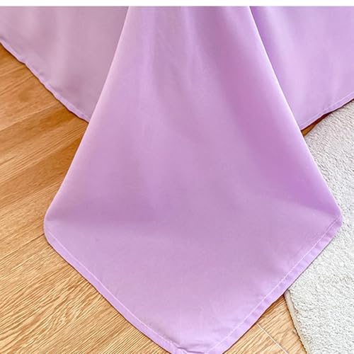 Housse de couette Queen violette avec fermeture éclair lit double - 7