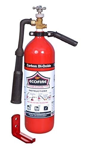 Image of Eco Fire CO2 Type Fire Extinguisher (2kg, Red and Black)