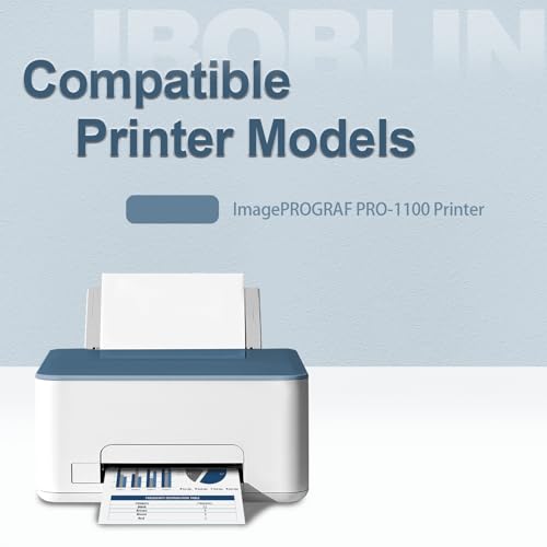 Image of PFI-4100 PFI 4100 Ink Cartridges High Capacity Compatible for Canon PFI 4100 Ink Cartridges Used for ImagePROGRAF PRO-1100 Printer(12 Pack,MBK, PBK, C, M, Y, R, GY, B, PGY, PC, PM, CO