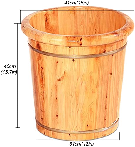 Spa de pies en madera de cedro para uso casero miniatura 2