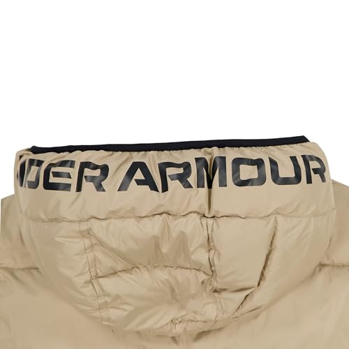 Image of Under Armour Boys' Pronto Hooded Puffer Jacket, Lightweight & Water Repellent