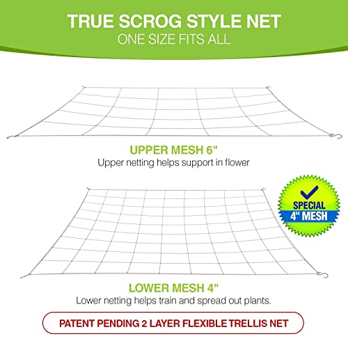 Stretchy Nets Grower Flexible Trellis Net For Grow Tents #TOP1
