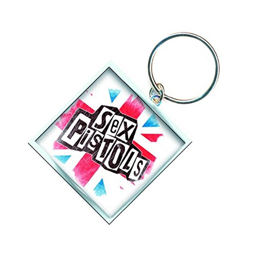Sex Pistols Keyring Keychain Union Jack Official One Size