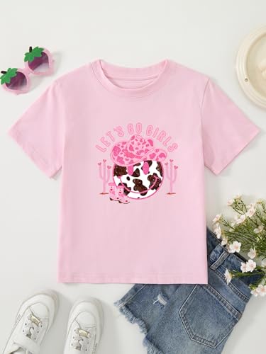 Girl's Cowgirl T-Shirt Vintage Western Rodeo Graphic Top2