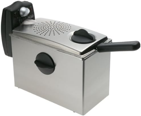 DeLonghi D406DZ Dual Zone Deep Fryer, 3-Pound Capacity