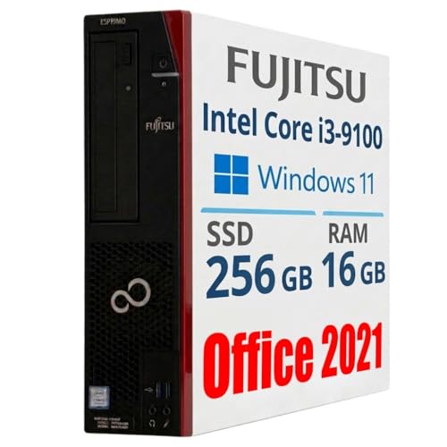 �y�����ςݕi�z�x�m�� ESPRIMO D588/�󏭃��f��/��� ��9���� Core i3-9100/������16GB/SSD 256GB /Windows11/ Office2021/DVD�h���C�u/DisplayPort/�}���`��ʑΉ�/�����ݒ��/�f�X