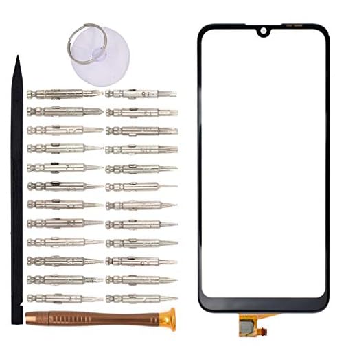 VEKIR Svart MRD-LX1F (INGEN LCD-pekskärmsdigitaliserare ersättning för Huawei Y6 2019 Y6 Prime 2019 MRD-LX1 MRD-LX3
