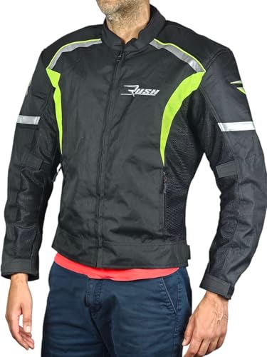 WinNet Giacca Giubbotto Moto leggero primaverile estivo Traforato traspirante Ventilato