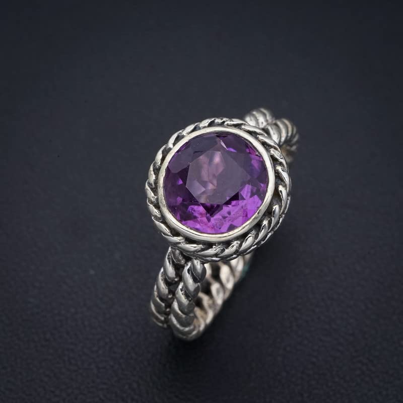 Améthyste bague argent 925 StarGems pour sublimer votre style au quotidien