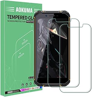 AOKUMA Tempered Glass for Oukitel WP20 Pro/WP20/WP18 Screen Protector, [2 Pack] Premium Quality Guard Film, Case Friendly, Shatterproof, Shockproof, Scratchproof oilproof