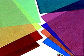 Folia Large Transparent Paper, 19-3/4 X 27-1/2 in, 100 Sheets, Assorted Color, Pack of 100