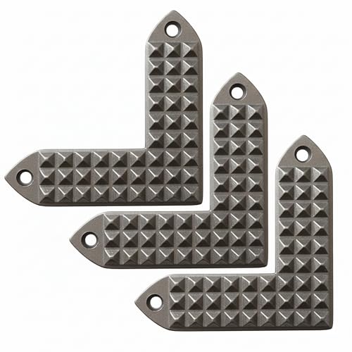 Image of Lead L Shape Pyramid Strip |Size-3.5Inch |Weight of 1 Pyramid Strip- 134gm Approx | Angle Strip with Pyramid Design |Vastu Remedy Item | Energy Balancing Tool |Pack of 3