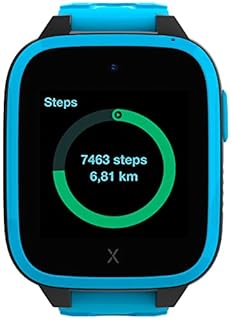 XPLORA XGO 3 - Watch Phone for children 4G - Calls, Messages, Kids School Mode, SOS function, GPS Location, Camera and Pedometer -Including 3 months free subscription (BLUE)