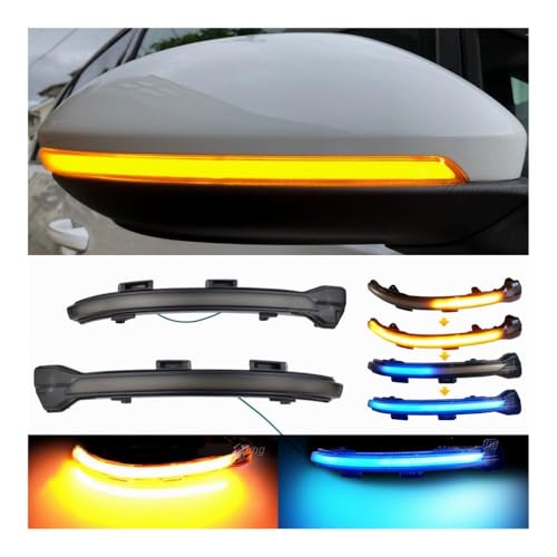 Intermitentes dinámicos para Golf MK7 luz LED de espejo retrovisor 3