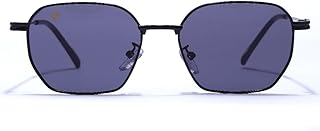 LM Eyewear Stratte Hexagonal Metal Sunglasses for Men &amp; Women — SRK Pathaan Inspired, UV400 Protection, 136 mm Small-Size,...