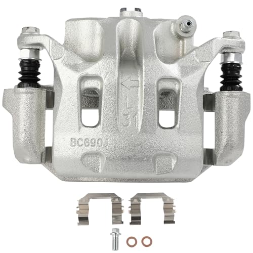 Image of ECCPP 19B2870B Front Left Disc Brake Caliper Assembly | w /Bracket Fit For Infiniti 2006-2019, For Nissan 2009-2020