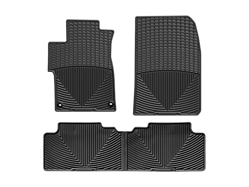 Weathertech All-Weather Floor Mats for Honda Civic, Civic Si 1st & 2nd Row (WTHB330149), Black