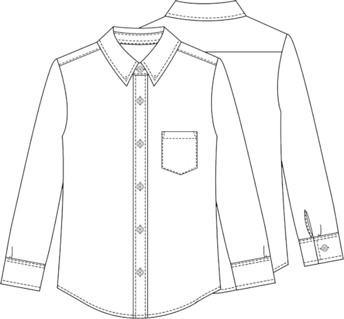 Image of Classroom Boys' Long Sleeve Oxford Shirt