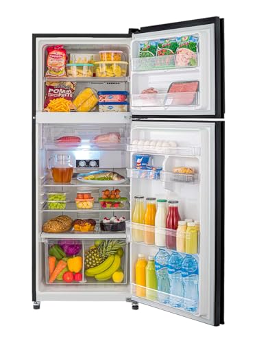 ثلاجة انفرتر طراز RF-480TV-BK مع خاصية نو فروست من تورنيدو، بلون أسود، سعة 396 لتر