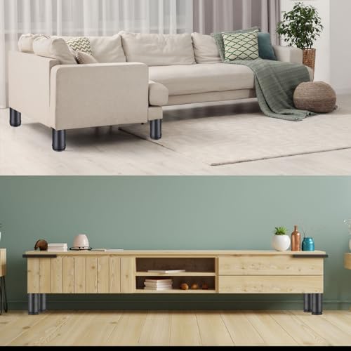 Patas de muebles de 3 pulgadas para renovar y elevar tu sofá o escritorio 6