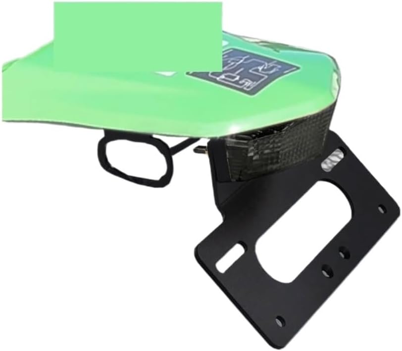 Motorcycle Brake Light Number Frame Compatible with Kawasaki KLX 230R 2020 2221 2022 2023 KLX230R License Plate Holder Fender Eliminator(Red)