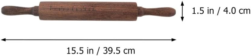 Hemoton 1pc Rolling Pin Non-stick for Baking Pizza and More Lightweight Smooth and Easy to Clean Kitchen Tool