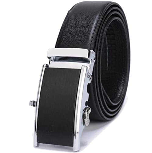 Ceinture homme en cuir boucle automatique cliquet 125cm grande taille