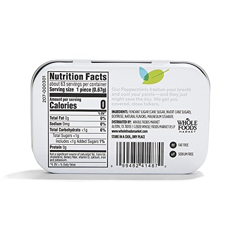 365 By Whole Foods Market, Peppermints, 1.5 Ounce #TOP1