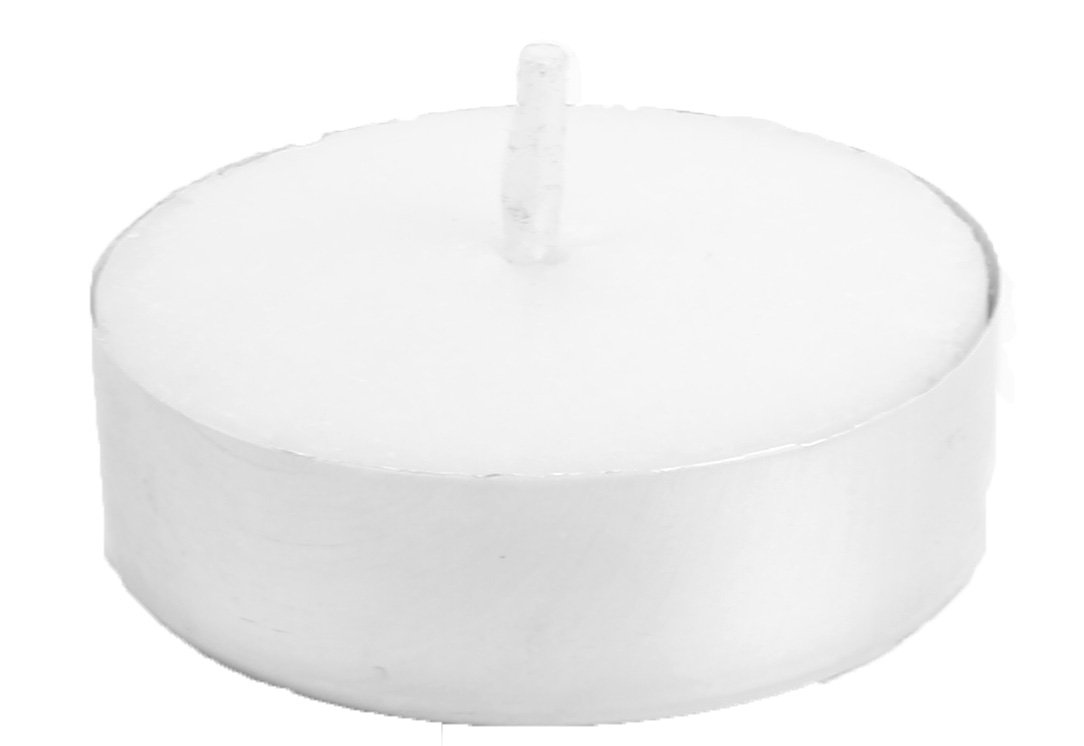 Tea Lights White Natural Unscented - 50 Count
