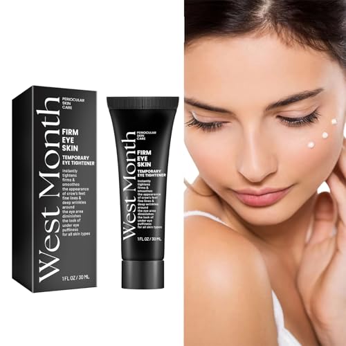 Ylapagne West Month Firming Eye Cream Moisturizing Hydrating Eye Cream Area Anti Aging Fine Lines for Dark Circles Crows Feet Moisturizing Skin Reduces Eye Bags