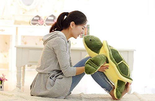 Image of Purple Beats Turtle Tortoise | Stuffed Soft Cute Green Tortoise Big Large Size Plush Toy for Kids as Well as for Giving Gifts on Birthdays or Any Special Occasion | (Turtle 45cm)