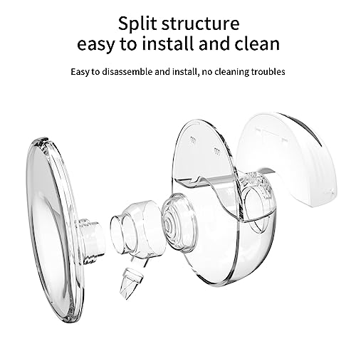 Jethrora 2 peças de bomba tira leite portátil portátil elétrica leve com visor de LED 4 modos e 12 n