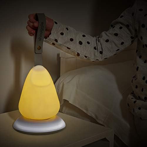 Shnuggle Moonlight - Children's Night Light with Thermometer, White