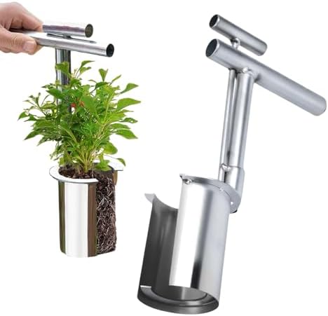 Bulb Planter Tool Garden Transplanter Tool for Digging, Lawn and ...