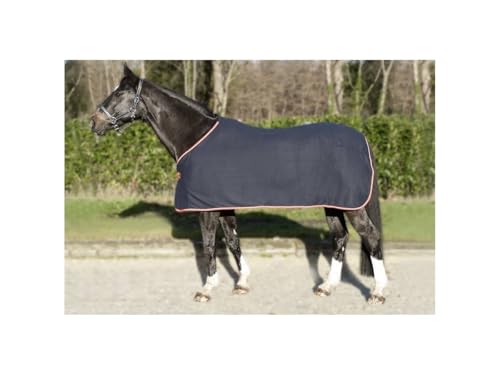 Couverture pour cheval hiver HKM Alaska orange 145 cm imperméable chaud