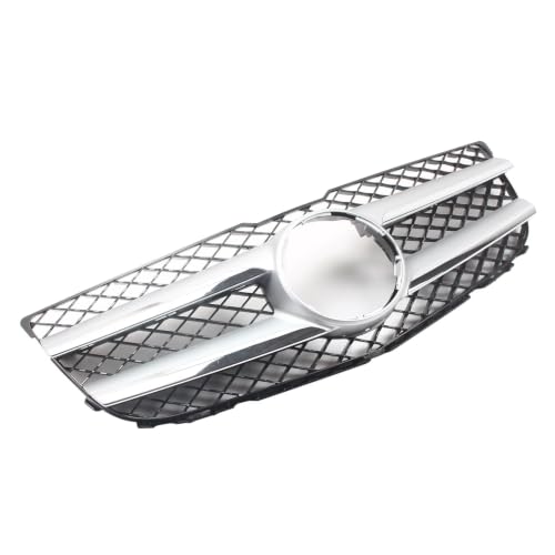 Grille de Capot Supérieur Benz X204 GLK Éléments de Carrosserie Premium Finition Argent