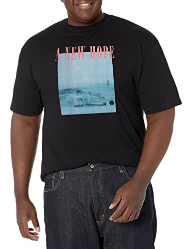 T-Shirt Star Wars New H Overlay noir grande taille L homme grand