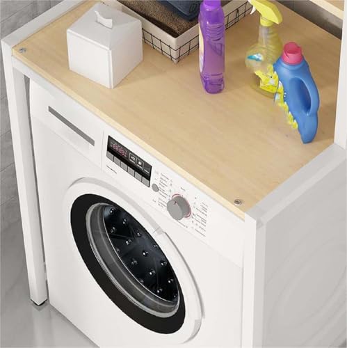 Étagère de rangement multifonction pour lave-linge sèche-linge meuble buanderie noir