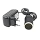O48CS KFZ Spannungswandler 36W, AC 230V auf DC 12V, 3A Zigarettenanzünder Buchse Auto Ladegerät Adapter, AC-DC Netzadapter für Auto, Motorrad