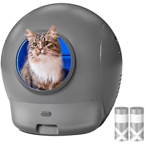 S2 Self Cleaning Litter Box：Extra Large Automatic Cat Litter Box with APP Control, Safe Alert, Smart Health Monitor for Multiple Cats