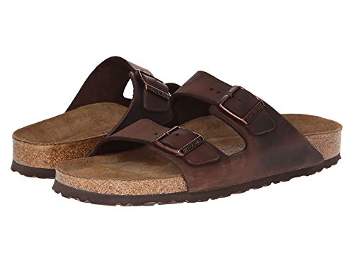 Image of BIRKENSTOCK Unisex Arizona Soft Footbed Sandals Habana Oiled Leather 35 = Women's 4-4.5 Regular
