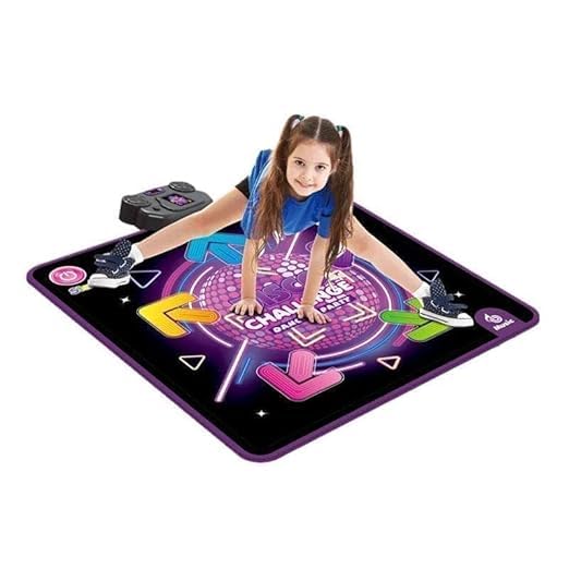 TONICTOYS Kids Dancing Mat – Interactive Musical Dance Pad with Lights & Music | Waterproof Electronic Dance Game Mat for Boys & Girls | Fun Fitness Toy Gift for Kids-image-11