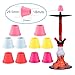 10 Pcs Hookah Grommet Silicone Bowl Gasket - Original Hookah Accessories Great Seal for Clay Ceramic Stone Hookah Bowls 100% Natural Silicone Thick Durable (Multicolour)
