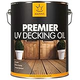 Manns Premier UV Decking Oil - Dark Oak - 5L