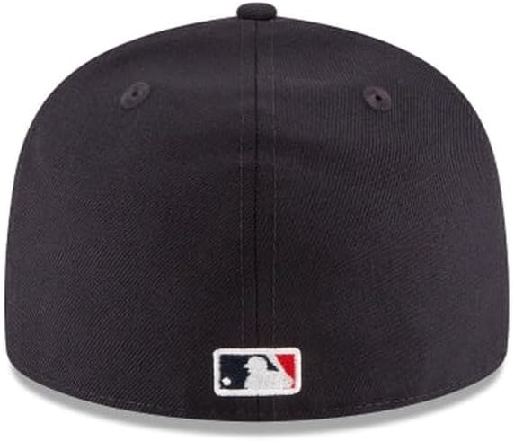 New Era MLB 59FIFTY Boston Red Sox Wool Navy Team Color Logo Authentic Collection Fitted On Field Baseball Hat