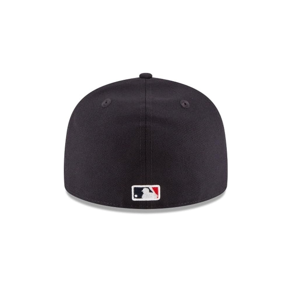 New Era MLB 59FIFTY Boston Red Sox Baseballmütze aus Wolle, marineblau, Team-Farbe, authentische Kollektion, auf Feld-Baseballmütze