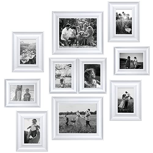 Picture Frame, Rustic Oak Wood Picture Frames With Mat & Real Glass, Oak Poster Frame, Photo Frames For Wall And Tabletop Display, Wall Gallery Picture Frame Set (Beige Oak, 11X14-2P) #TOP13