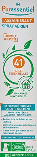 Image of Puressentiel 100% Natural Purifying with 41 Essential Oils Air Spray 200ml for Protect your Family, Home, Office